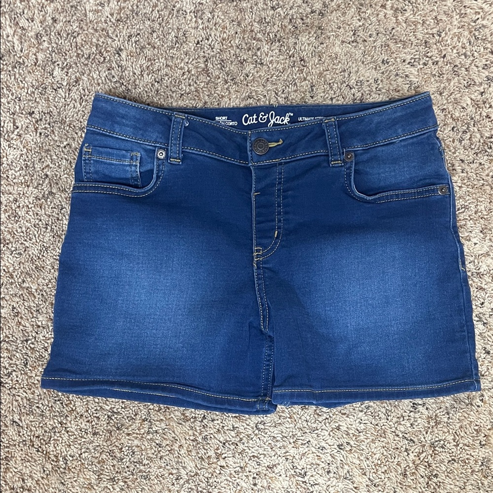 Cat & Jack Dark Blue Denim Shorts